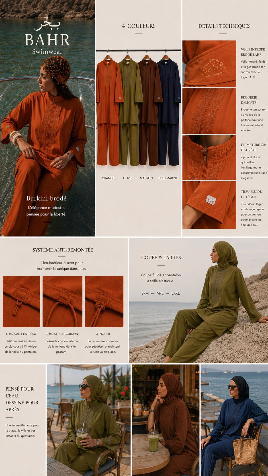 Burkini - Ahlem - Blue